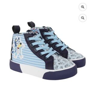Ground Up Bluey Zip-Up High Top Sneaker, Size 10